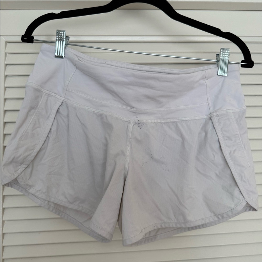 lululemon athletica Light Gray Athletic Shorts